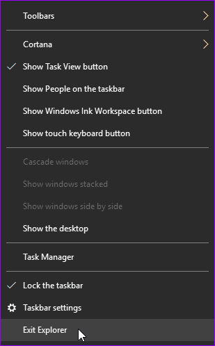 خطأ شريط المهام لا يختفي في وضع ملء الشاشة في Windows 10؟ 8 طرق لحله - الويندوز