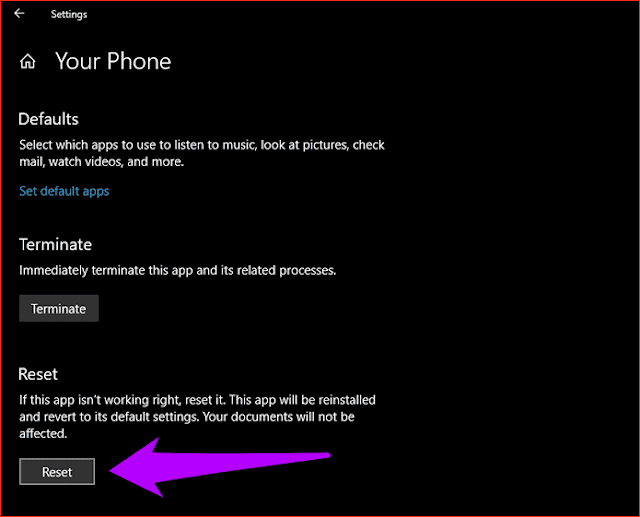 كيفية إصلاح تطبيق Your Phone لا يعمل على Windows 10 - الويندوز 
