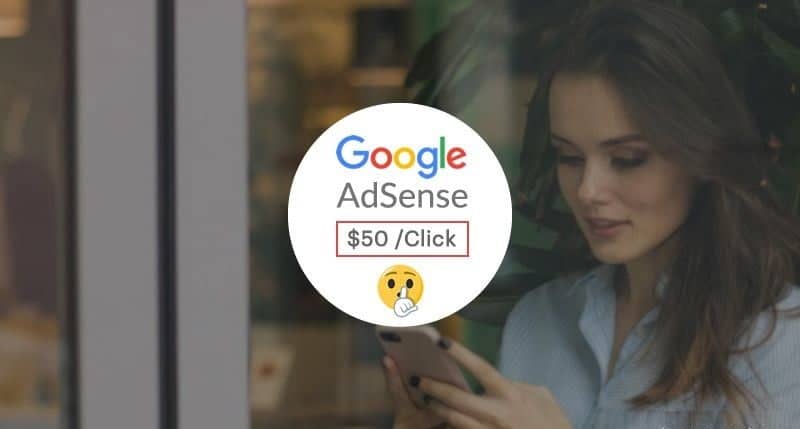 سر مميز لتكسب 50 دولارا لكل نقرة من Google AdSense - Google AdSense