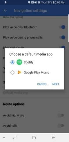 كيفية التحكم في الموسيقى الخاصة بك بأمان أثناء التنقل باستخدام Google Maps - Android