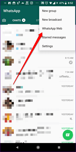 كيفية إرسال لقطات الشاشة على WhatsApp Web بسهولة - Whatsapp
