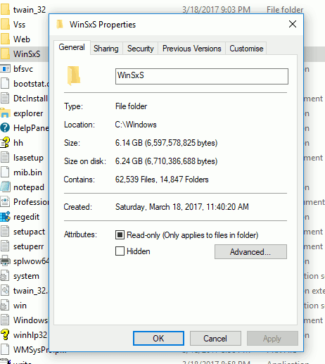 كيفية عرض وتنظيف مخزن المكونات على نظام التشغيل Windows 10 - الويندوز