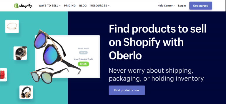 كيفية فتح متجر Shopify للدروبشبينغ في 6 خطوات سهلة مع Oberlo مجانا - DropShipping