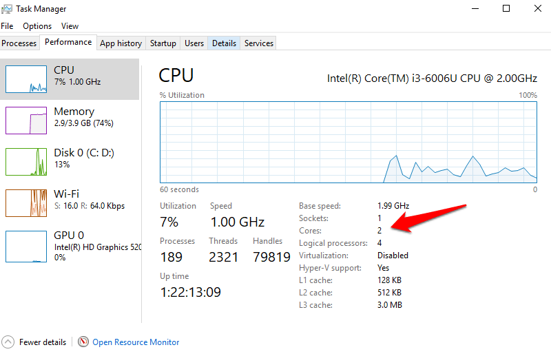 كم عدد النوى التي يمتلكها CPU الخاصة بجهازي؟ دليل لجميع أنظمة التشغيل - شروحات 