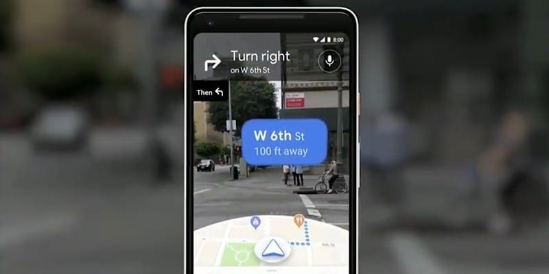 Google تختبر ميزة الملاحة أثناء السير باستخدام تطبيق Maps AR - مقالات