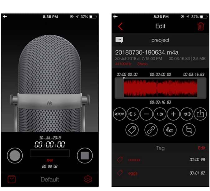 أفضل تطبيقات التسجيل الصوتي لأجهزة iPhone (2023) - iOS