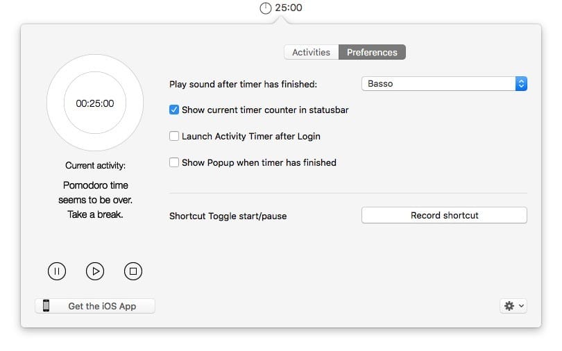 Cadena llave inglesa Variante Las 6 mejores aplicaciones de Pomodoro para Mac para hacer las cosas | Dz  Techs