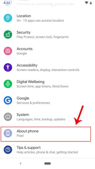 كيفية تغيير نمط الخط وشكل الأيقونات في Android 10 - Android 