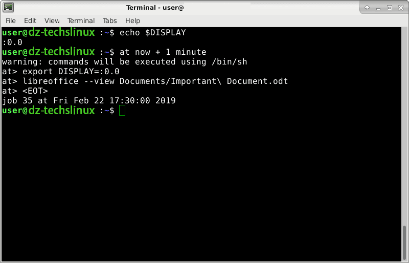 كيفية جدولة الأوامر في Linux باستخدام الأداة المساعدة "at" - لينكس