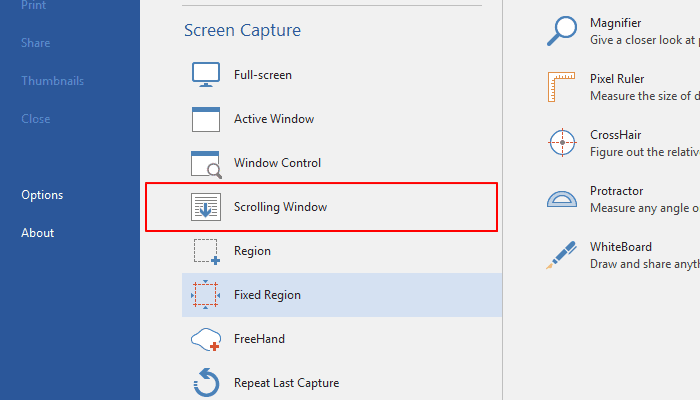 كيفية التقاط لقطة للشاشة أثناء التمرير في Windows - الويندوز
