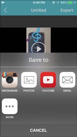 ضغط مقاطع الفيديو المسجلة من خلال iPhone للبريد الإلكتروني et WhatsApp - iOS