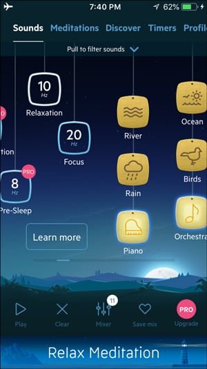 أفضل تطبيقات الضوضاء البيضاء لأجهزة iPhone - iOS