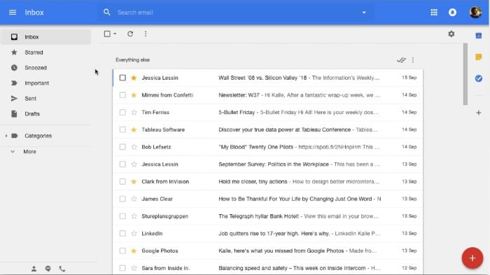 كيفية جعل Gmail الخاص بك يعمل ويبدو مثل Inbox - شروحات