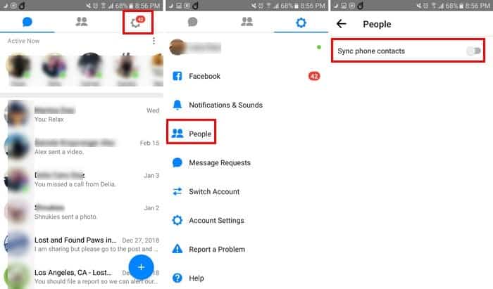 كيفية مزامنة وإلغاء مزامنة جهات الاتصال على Facebook Messenger - شروحات