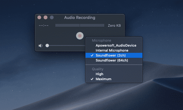كيف يمكنني تسجيل بث الصوت الداخلي على جهاز Mac - Mac