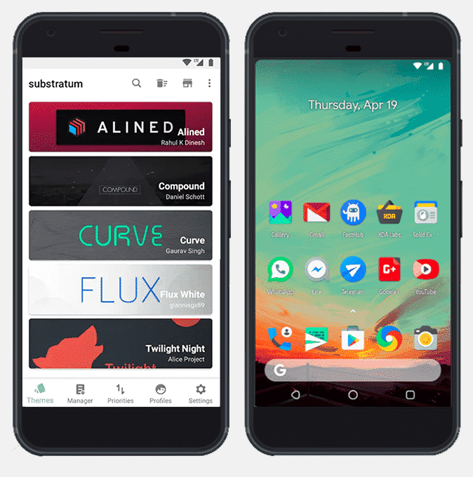 أفضل الثيمات والمظاهر لـ Substratum لنظام Android بصلاحيات الروت - Android