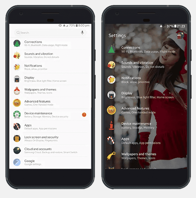 Meilleurs thèmes et thèmes pour le substrat pour Android enraciné - Android