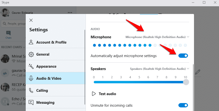 الميكروفون على Skype لا يعمل على Windows 10؟ 8 طرق لاصلاحه - شروحات