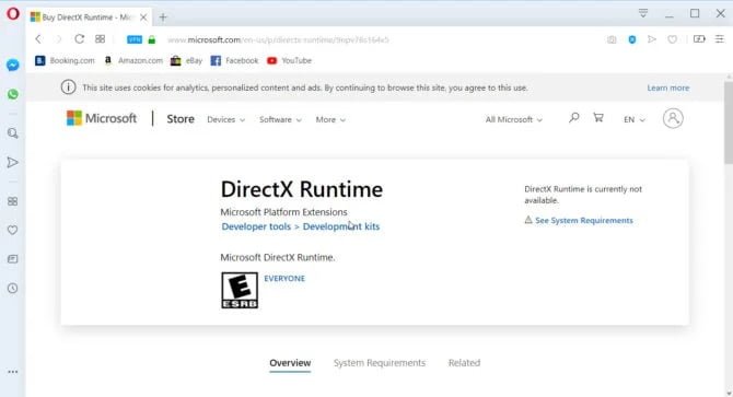 كيفية تنزيل تحديثات DirectX من متجر Microsoft - الويندوز