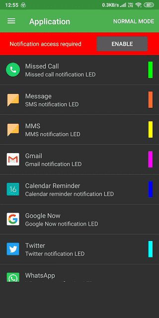 أفضل تطبيقات تخصيص ضوء إشعارات LED لنظام Android - Android