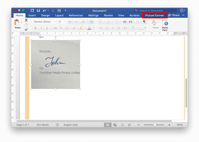 كيف يمكنني إضافة توقيع في مستند Microsoft Word ؟ - شروحات