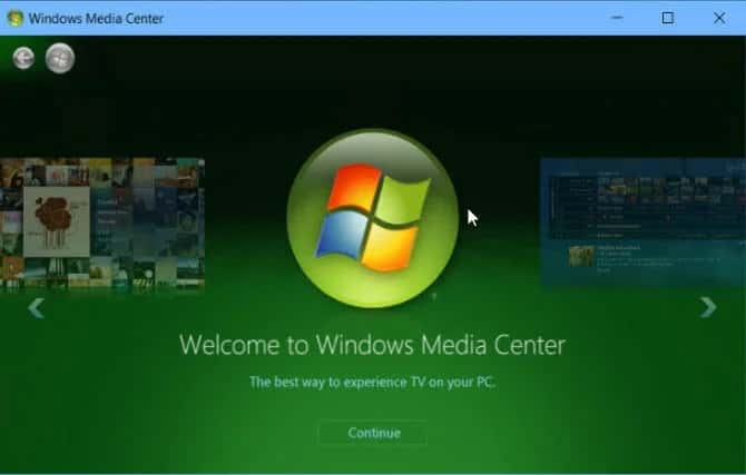 تنزيل Windows Media Center لنظام التشغيل Windows 10 - الويندوز