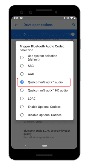 كيفية تحسين جودة صوت أجهزة Bluetooth على Android  و MacOS مع aptX - شروحات 