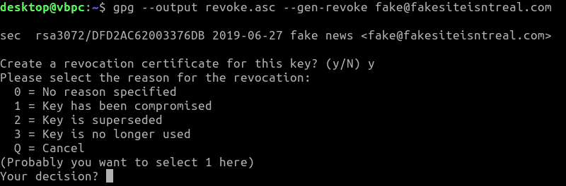 كيفية توليد مفاتيح تشفير GPG في Linux لتشفير الملفات - لينكس