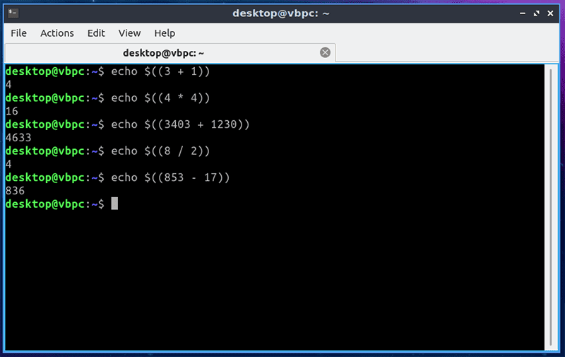 كيفية إستخدام Terminal لـ Linux كآلة حاسبة للعمليات الرياضية - لينكس 