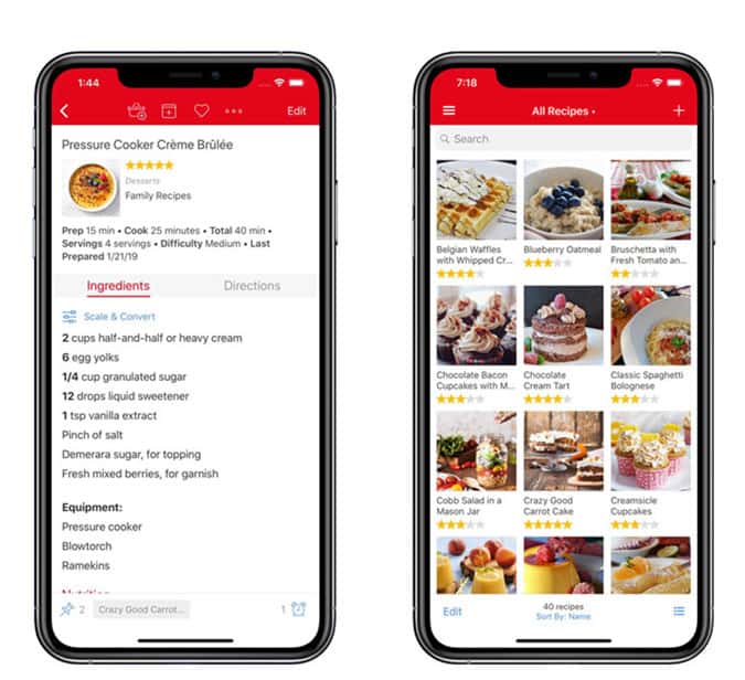 أفضل تطبيقات إدارة الوصفات لتنظيم وتخزين وصفات الطعام - Android iOS 