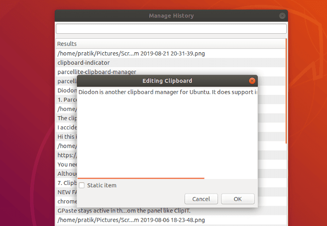 أفضل مديري الحافظة لنظام Ubuntu لتتبع محتويات الحافظة - لينكس