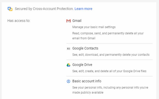كيفية إزالة تطبيقات الجهات الخارجية من حساب Google الخاص بك الآن - شروحات