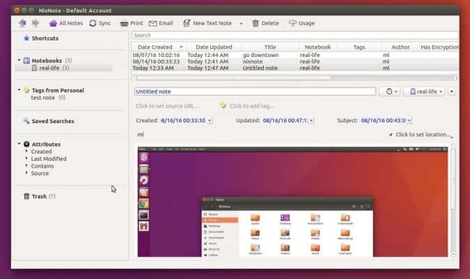 أفضل التطبيقات البديلة لـ Evernote و OneNote لنظام Ubuntu لتدوين الملاحظات - لينكس