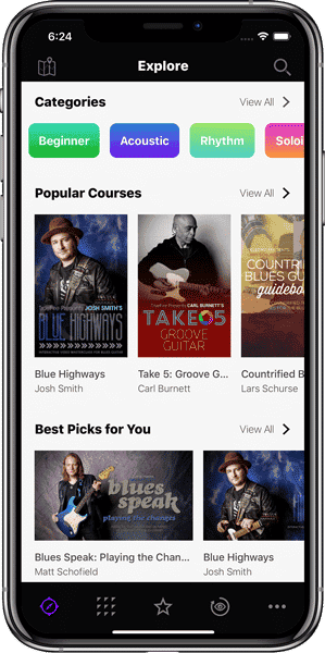 أفضل تطبيقات تعليم العزف على الجيتار لأجهزة Android et iOS - Android iOS