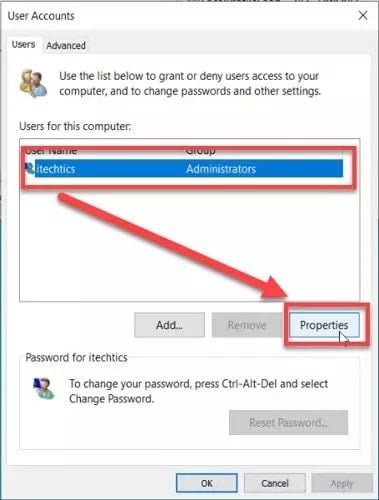 كيفية تغيير اسم الحساب، اسم المستخدم واسم ملف التعريف في Windows 10 - الويندوز