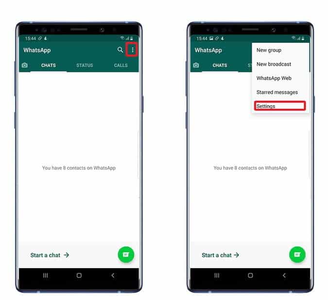 كيفية تمكين قفل بصمة الإصبع على WhatsApp لنظام Android - Whatsapp