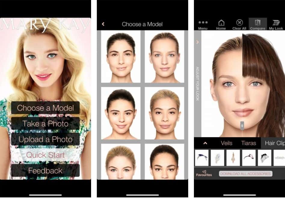 أفضل تطبيقات التعديل الإفتراضي لتجربة الماكياج وتسريحات الشعر - Android iOS