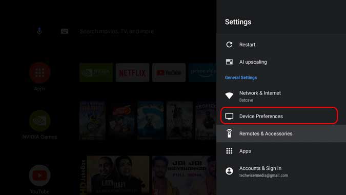 كيفية إعادة تعيين وظيفة زر Netflix على NVIDIA Shield TV - Android TV
