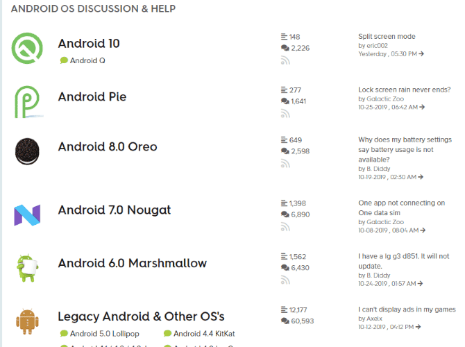 أفضل منتديات Android لطلب المساعدة والمناقشة - Android