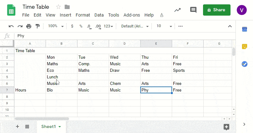كيفية دمج الخلايا في Google Sheets مع كيفية إنشاء جدول في Wordpress - Google Office Suite احتراف الووردبريس 