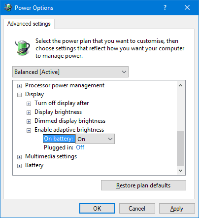 كيفية التحكم في إعدادات السطوع على نظام التشغيل Windows 10 - الويندوز