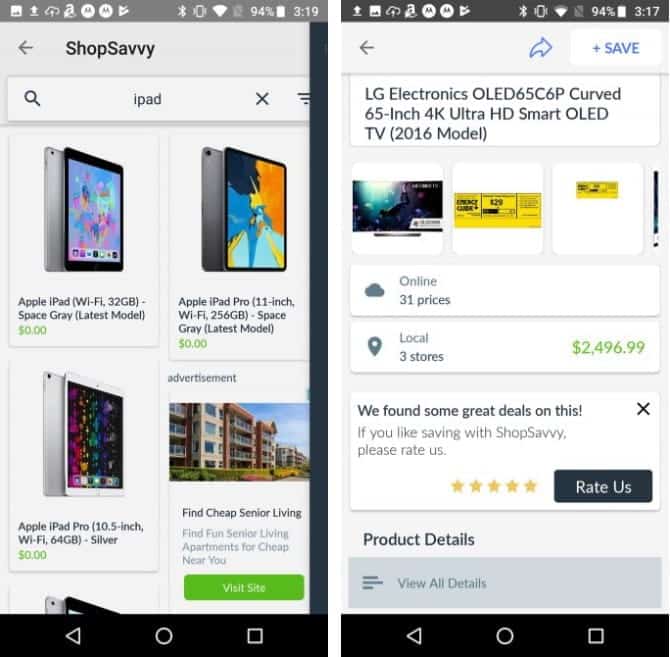 أفضل تطبيقات مقارنة الأسعار: كيفية البحث عن أفضل الصفقات وتوفير المال عند التسوق - Android iOS