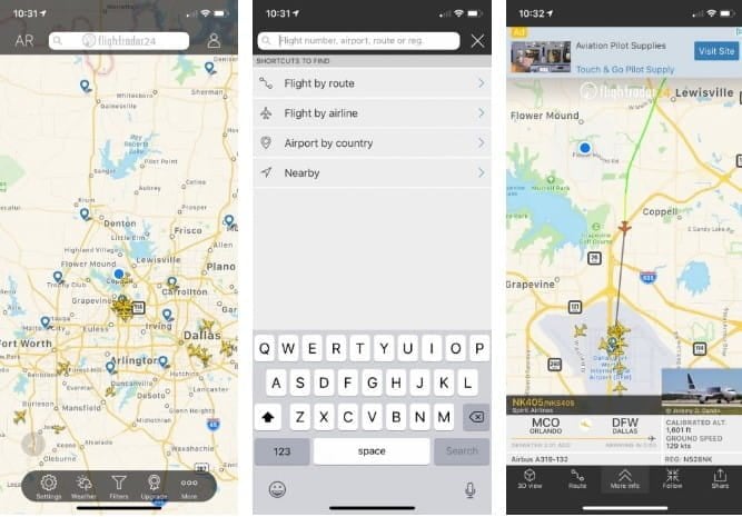 أفضل المواقع والتطبيقات لتتبع مسار وتفاصيل رحلات الطيران - Android iOS مواقع