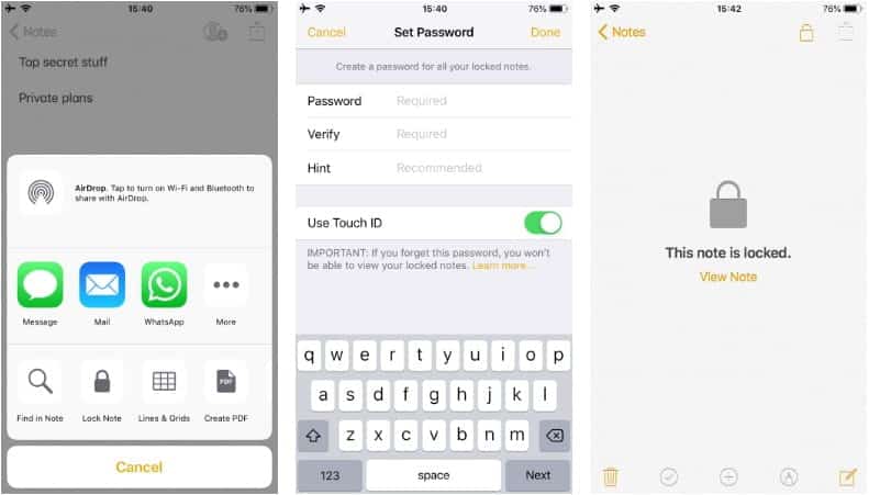 معظم تطبيقات الـ iPhone التي يمكنك قفلها بواسطة Touch ID O Face ID - iOS