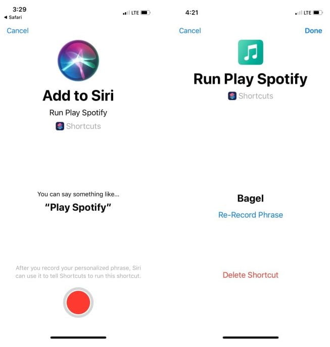 كيفية استخدام اختصارات Siri مع Spotify - iOS