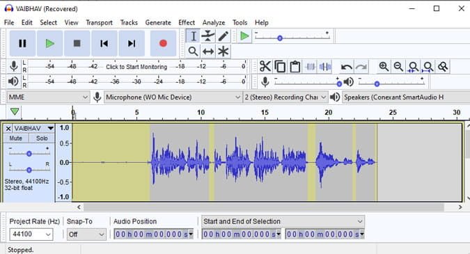 كيفية إزالة الصمت من ملفات MP3 الصوتية تلقائيًا - شروحات