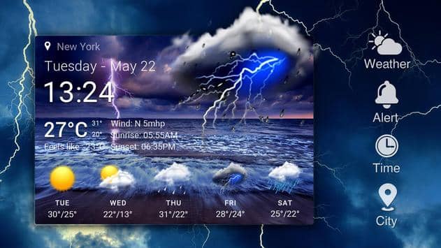 Los mejores widgets meteorológicos de escritorio para Windows | Dz Techs