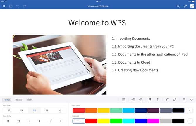 Meilleures applications de traitement de texte pour iPad - iPadOS