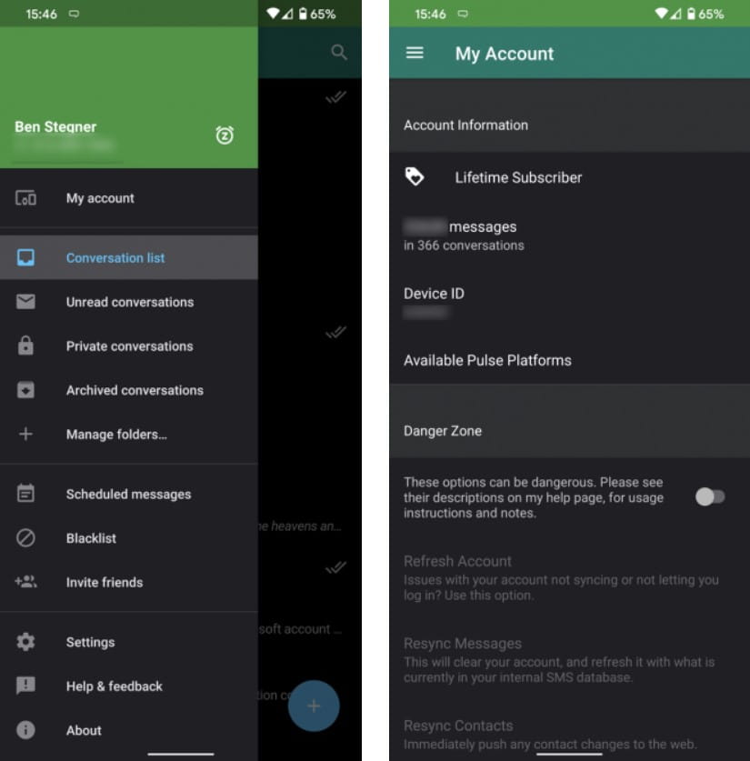 كيفية إرسال واستقبال الرسائل النصية باستخدام الأجهزة اللوحية بنظام Android - Android