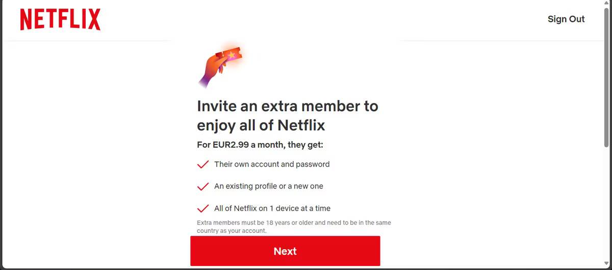 add extra member 11 | أكثر مشاكل Netflix إزعاجًا: إليك كيفية حلها